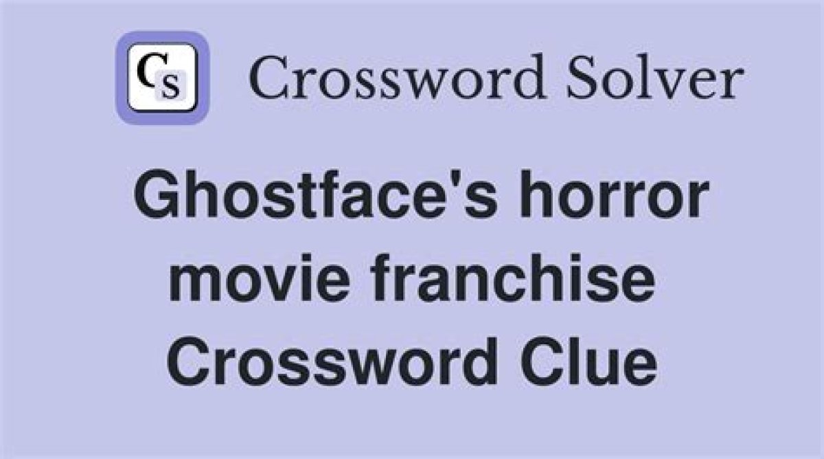 Usa Today Horror Franchise with Ghostface Crossword Clue Answer with 6 Letters