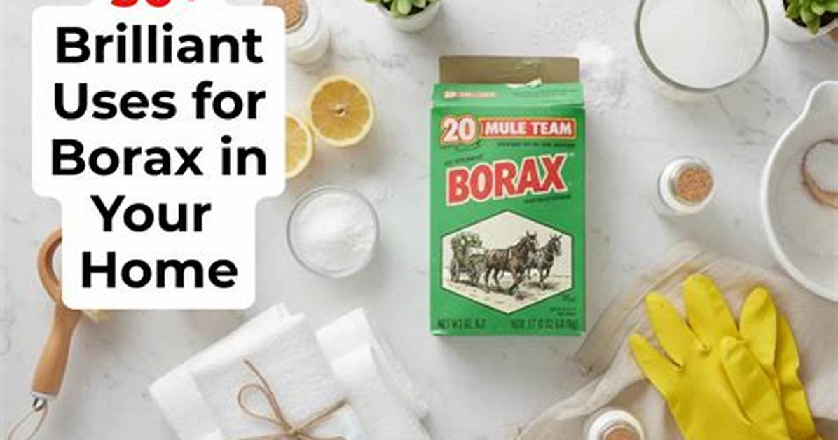 Uses for Borax: 10 Brilliant Home and Garden Uses