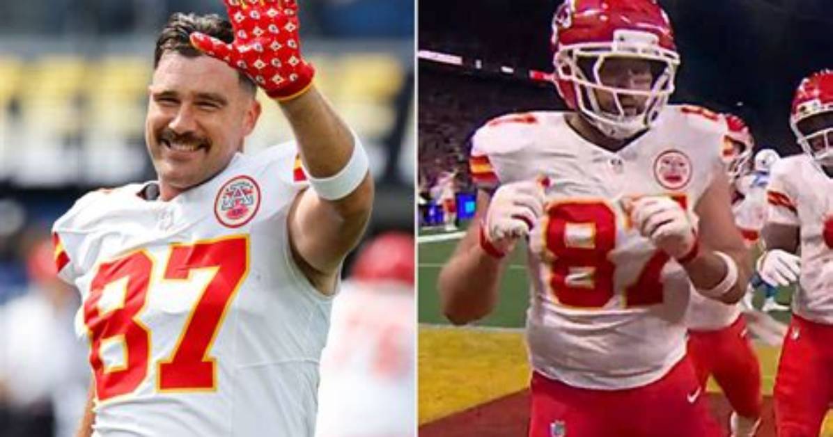 Video: Travis Kelce ‘Shakes It Off’ to Taylor Swift’s Song as New Heights Podcast Goes Live in Cincinnati