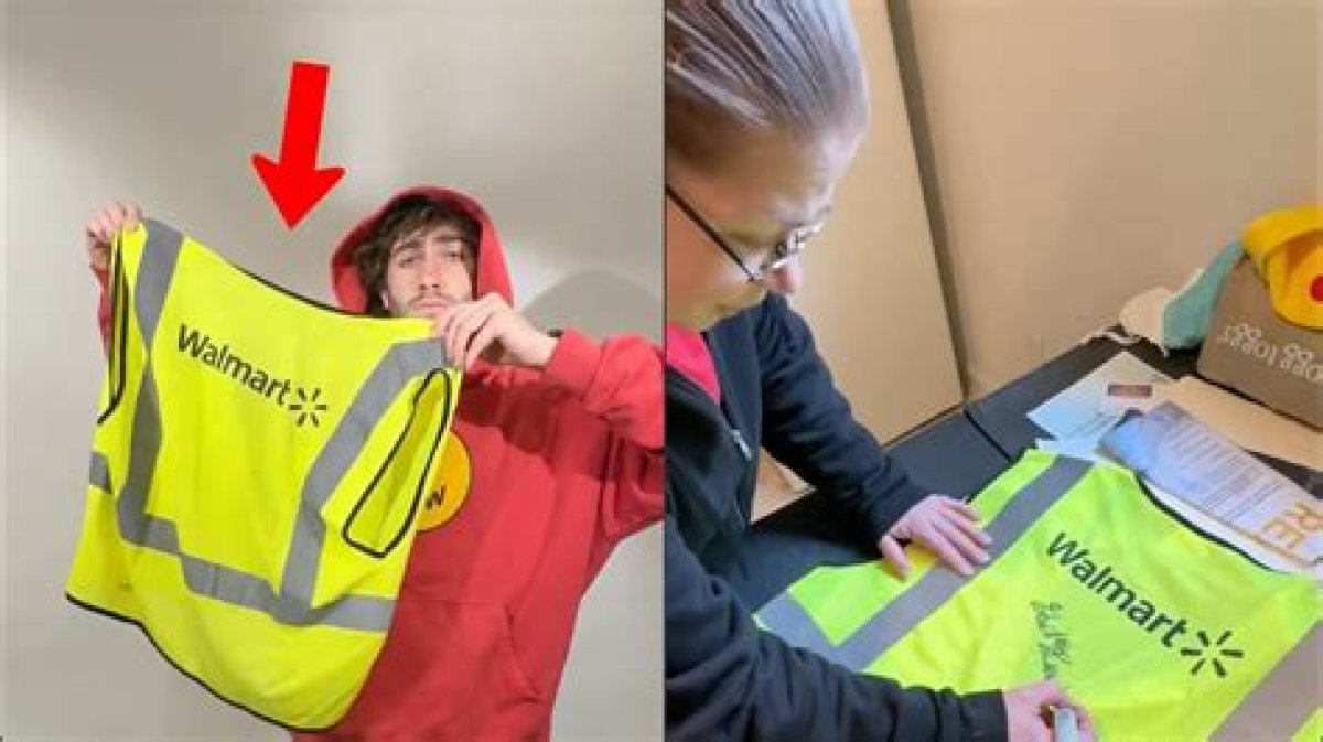 Walmart Vest Signed by Tiktok Star and Former Employee Gail Lewis Is Auctioning for over $400K