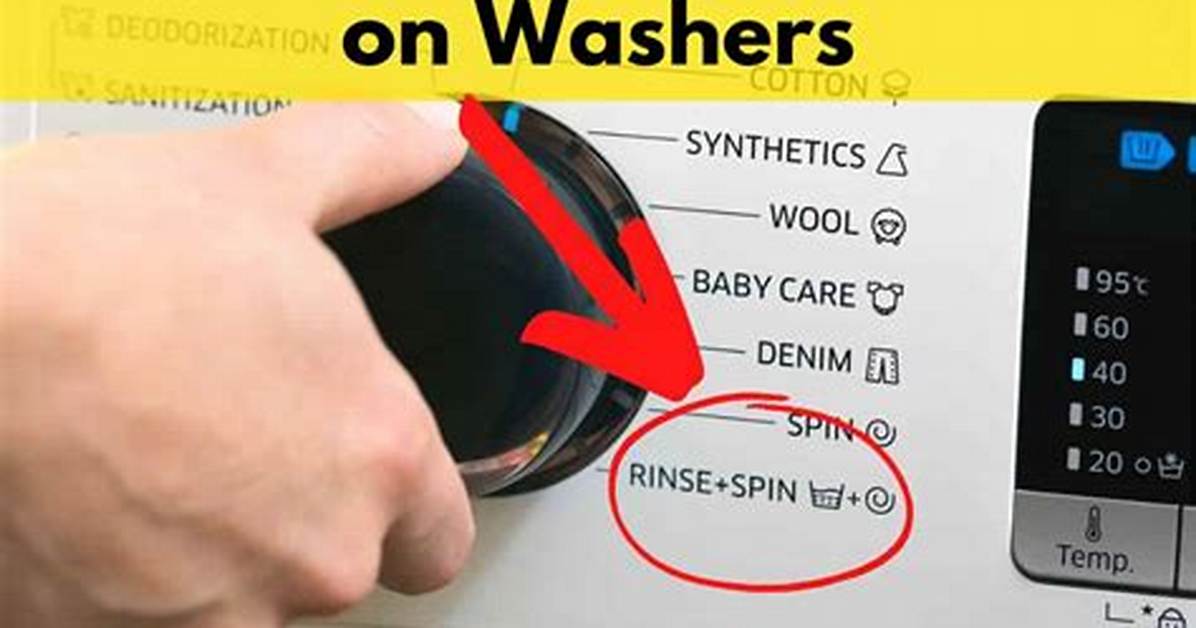 Washing Machine Phase Such as Rinse