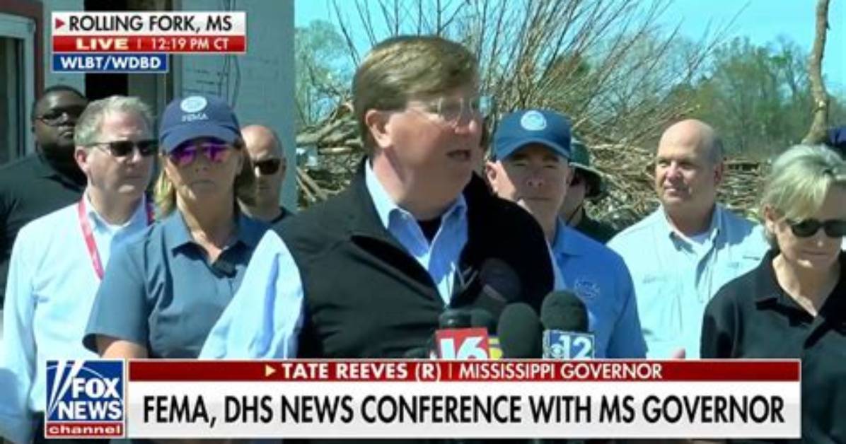 Watch: Mississippi Gov. Reeves, Dhs and Fema Give Updates on Impact of Tornadoes