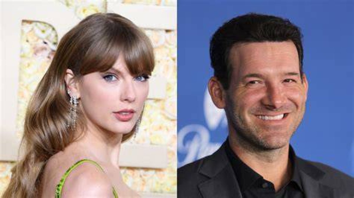 Watch: Taylor Swift Finally Chats up Tony Romo After Nfl Commentator Repeatedly Calls Her Travis Kelce’s Wife