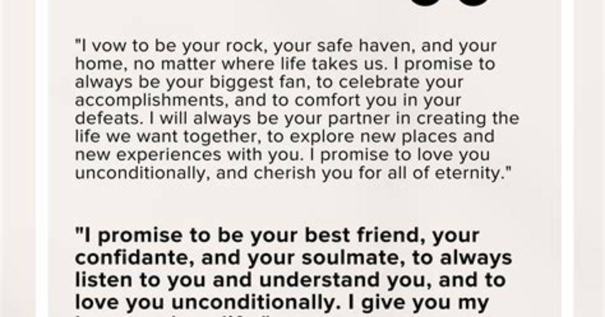 Wedding Vow: 2 Wds.