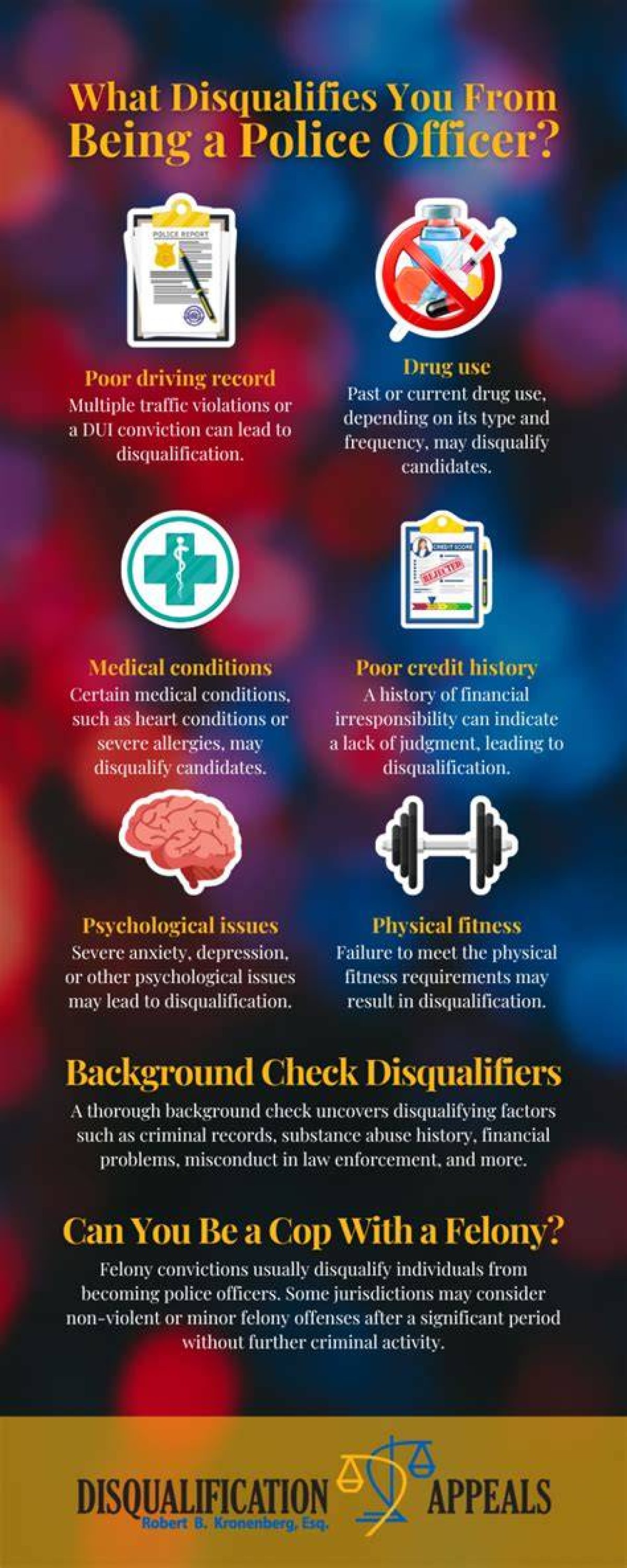 What Disqualifies You from Being a Police Officer?