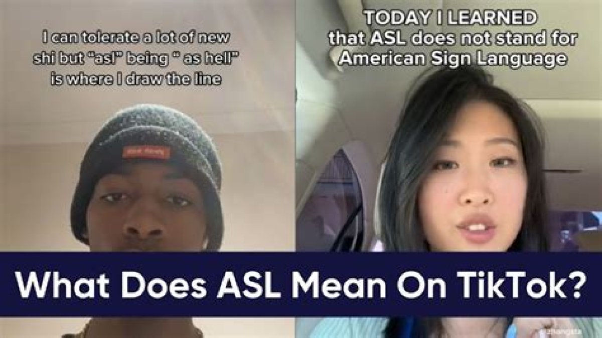 What Does Asl Stand for on Tiktok? Slang Meaning Revealed!