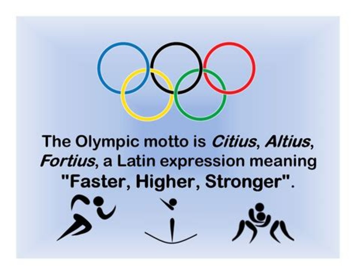 What Does the Olympic Motto Citius?