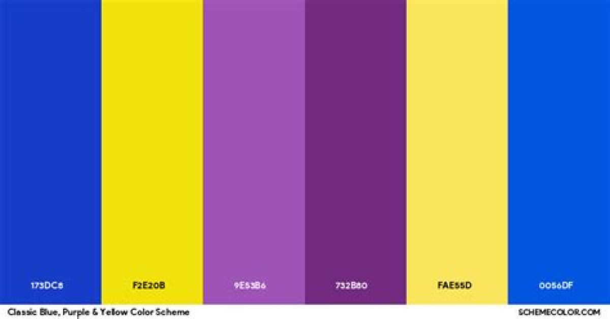 What Is the Purple Yellow and Blue Flag?