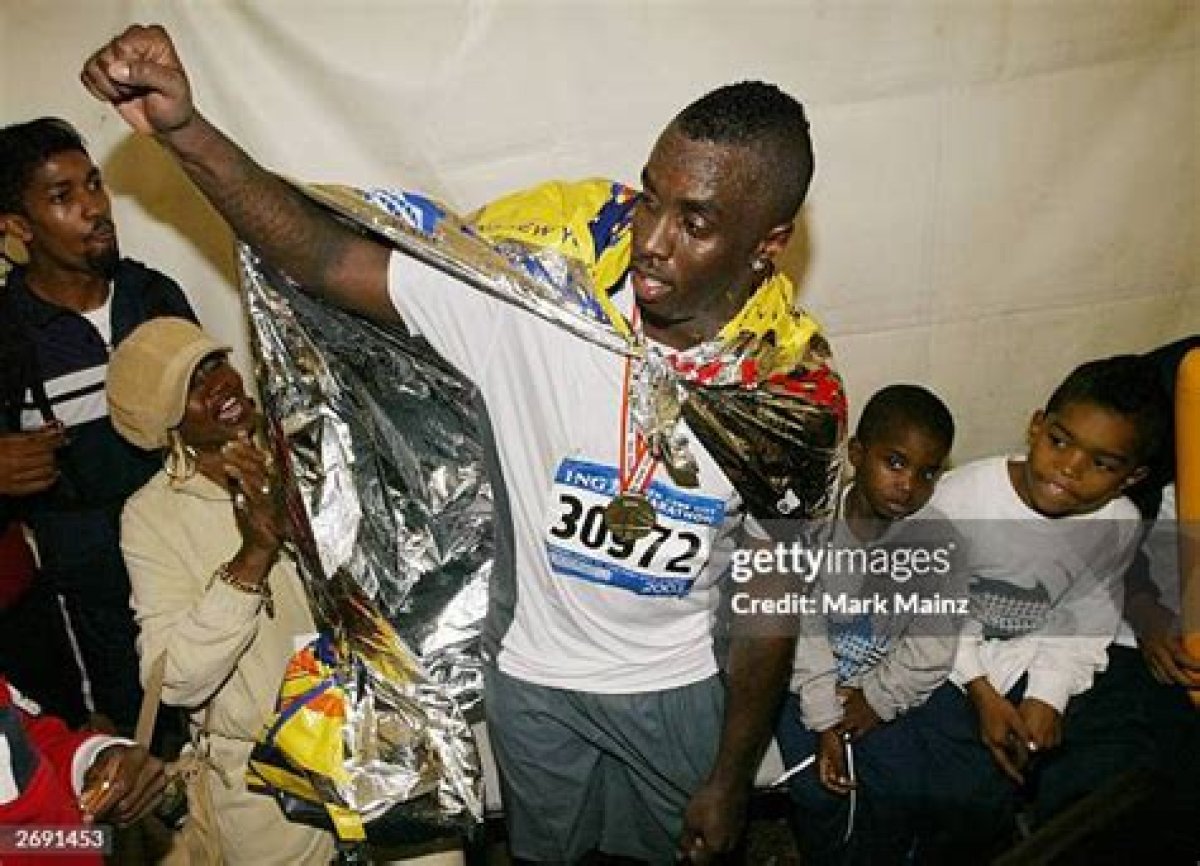 What Was P Diddy Marathon Time?