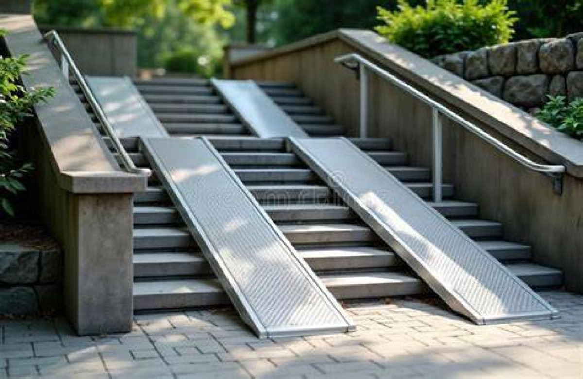 Wheelchair-Accessible Alternative to Stairs