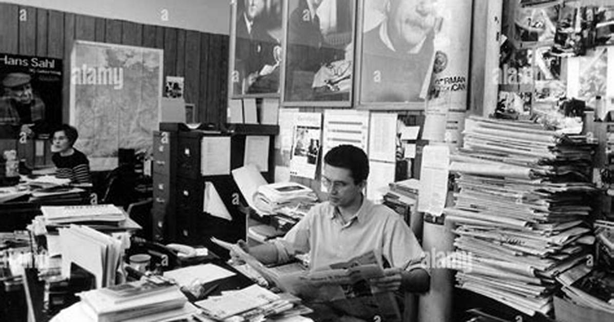 Where a Newspaper Editor Sits