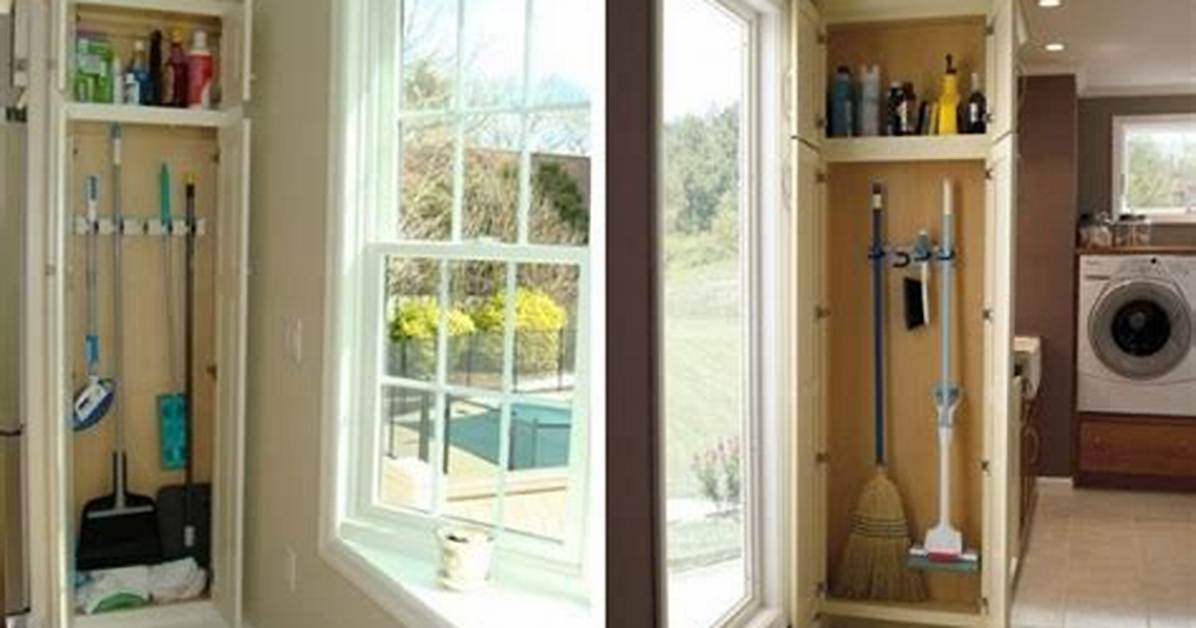 Where Do You Keep Brooms and Mops in a Small Apartment?