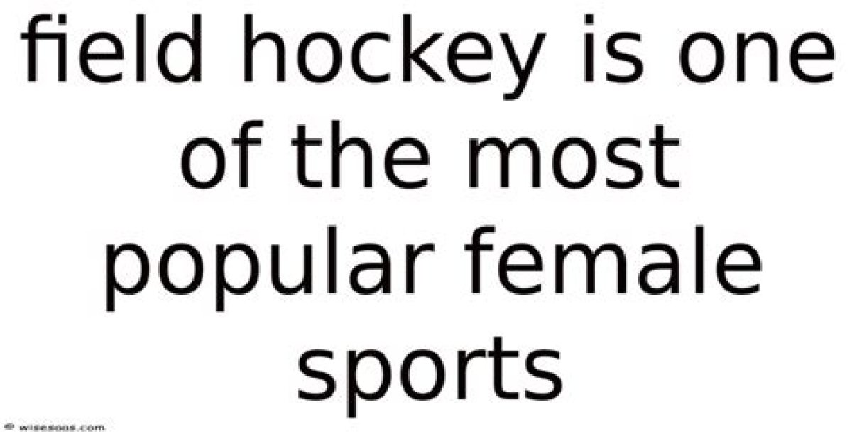 Where Is Field Hockey Most Popular in the Us?