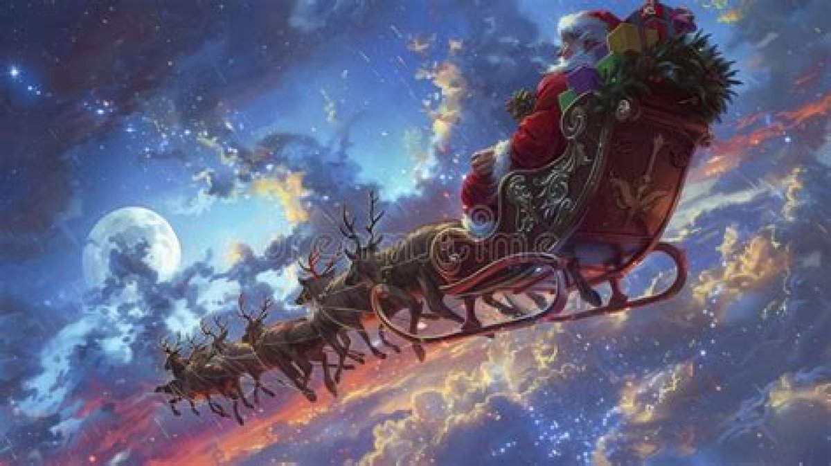 Where Santa Lands His Sleigh Before Delivering Toys