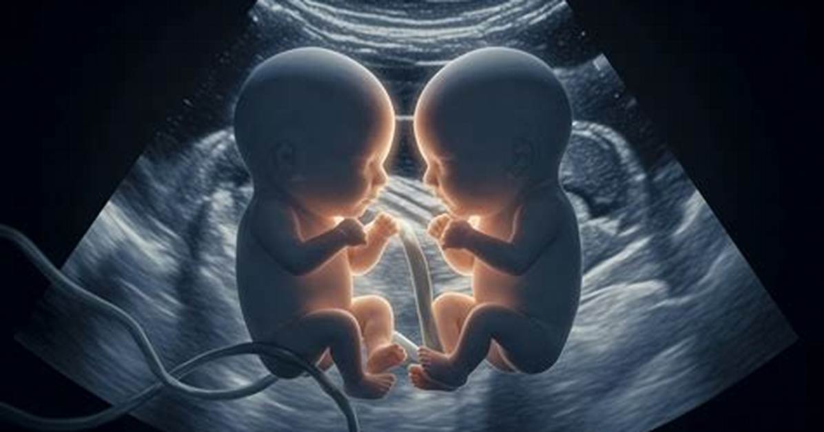 Where Twins First Share a Space