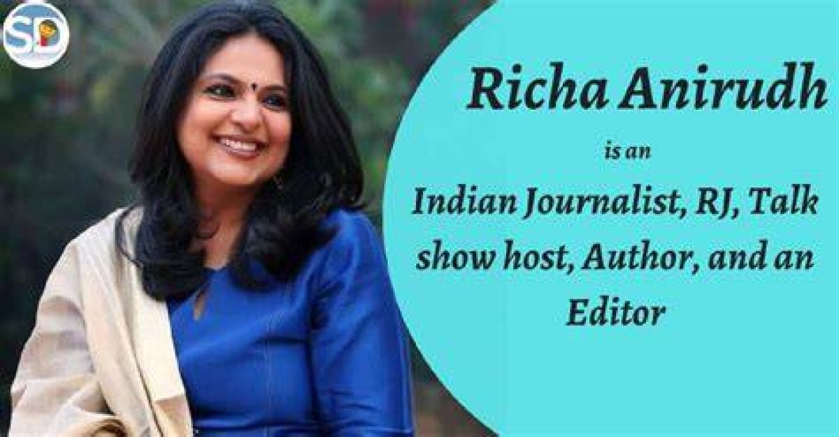 Who Is Journalist/Author Richa Anirudh? Her Age, Family & More