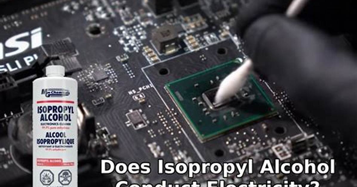 Why Does Isopropyl Alcohol Not Damage Electronics?