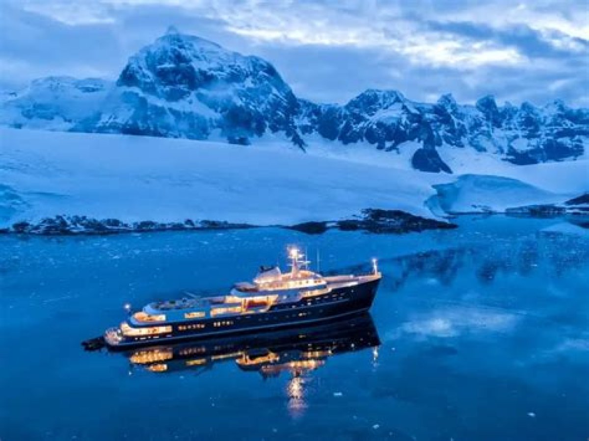 Why Wealthy Travellers Are Chartering Yachts to Antarctica: the World’s Richest Are Splurging Millions to Visit Extreme Destinations – Complete with 5-Star Luxuries and Safety, of Course