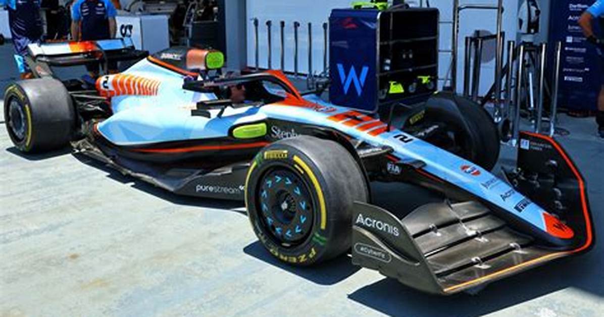 Williams Unveil Winning Gulf Livery Design for Three Flyaway Races in F1 2023 | F1