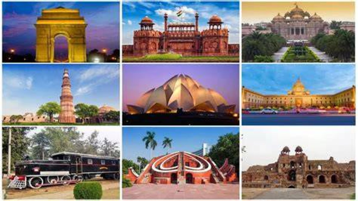 With 4-Across Indian Tourist Attraction