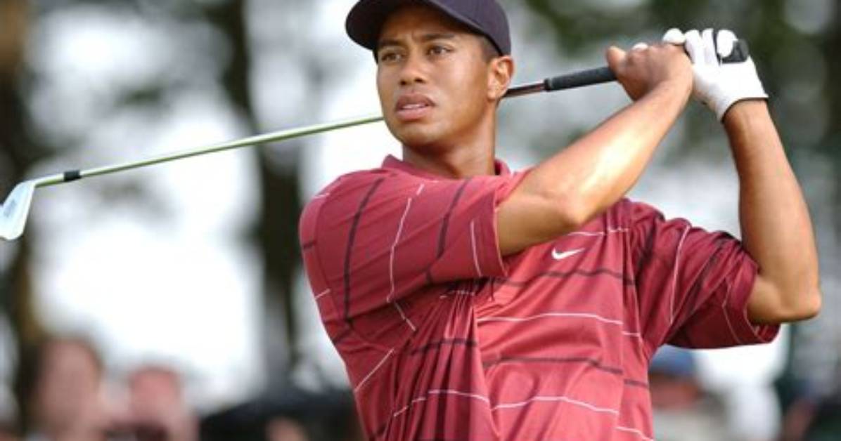 ___ Woods Professional Golfer Who Is Known for Wearing a Signature Red T-Shirt for the Final Round of Every Tournament