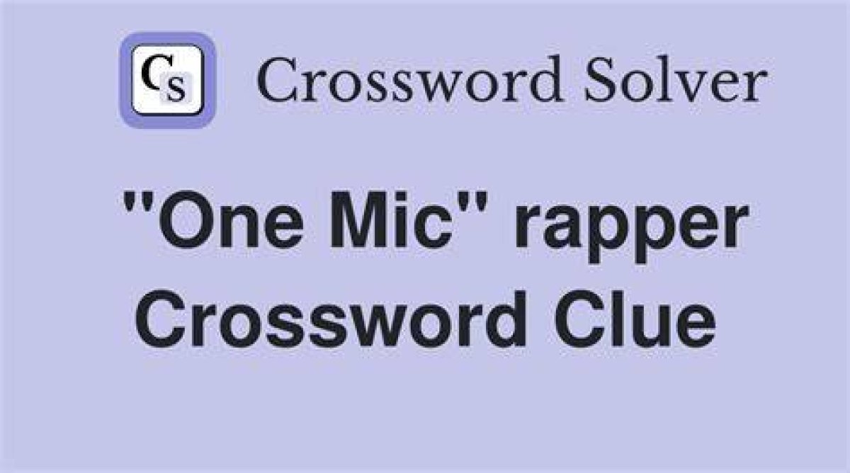 Word After "Mic" or "Reality" Crossword Clue Universal Answer
