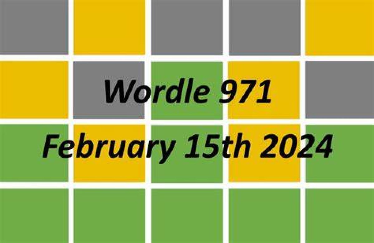 Wordle Today (February 15Th, 2024): What Is the Answer of the Day? Hints, Clues, and Spoilers for Game #971