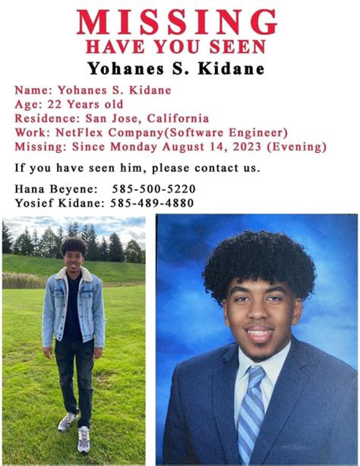 Yohanes Kidane Suicide Case: Why He Attempt Suicide?